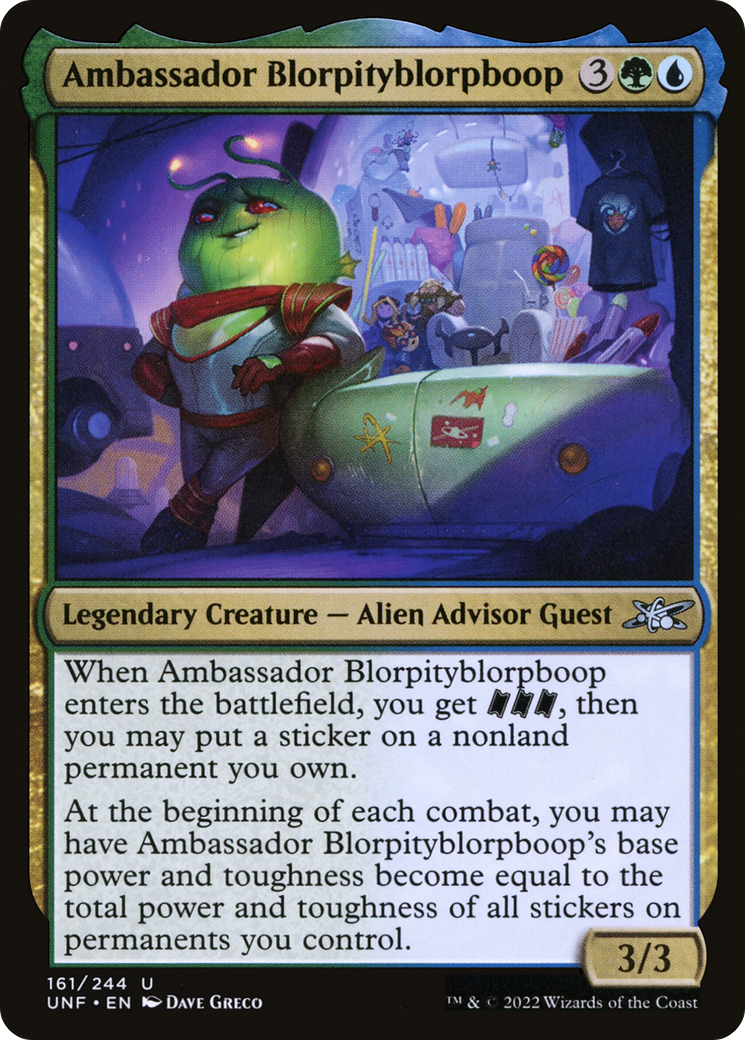 Ambassador Blorpityblorpboop [Unfinity] Foil