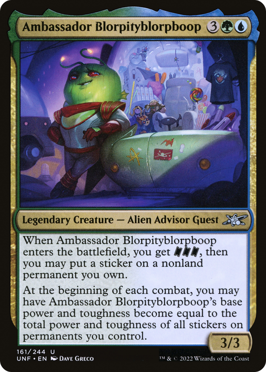 Ambassador Blorpityblorpboop [Unfinity] Foil