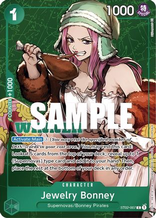 Jewelry Bonney (Tournament Pack Vol. 3) [Winner] Foil (ST02-007) - One Piece Promotion Cards | Silver Goblin