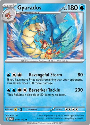 Gyarados (043/193) [Scarlet & Violet: Paldea Evolved] | Silver Goblin