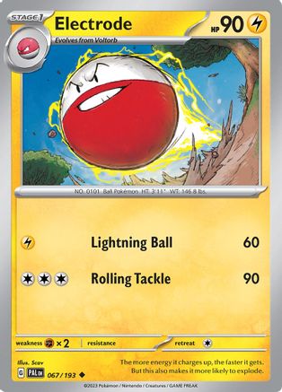 Electrode (067/193) [Scarlet & Violet: Paldea Evolved] | Silver Goblin