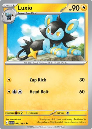 Luxio (70) - Paldea Evolved