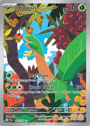 Tropius (195) Holofoil - Paldea Evolved
