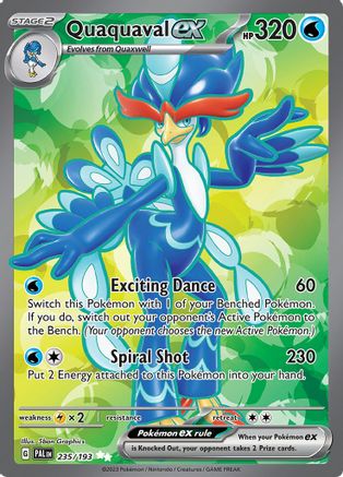 Quaquaval ex (235) Holofoil - Paldea Evolved