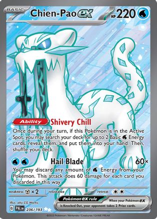 Chien-Pao ex (236/193) [Scarlet & Violet: Paldea Evolved] | Silver Goblin