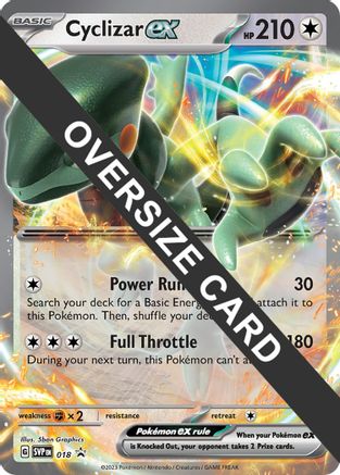 Cyclizar ex (018) (Jumbo Card) [Scarlet & Violet: Black Star Promos] | Silver Goblin