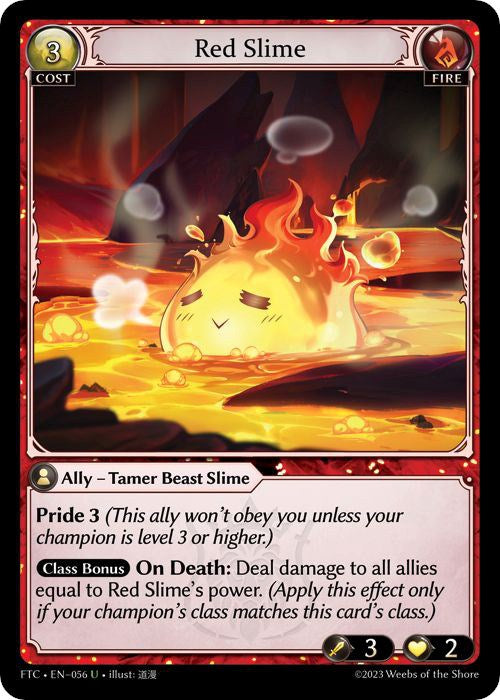 Red Slime (056) [Fractured Crown] Foil