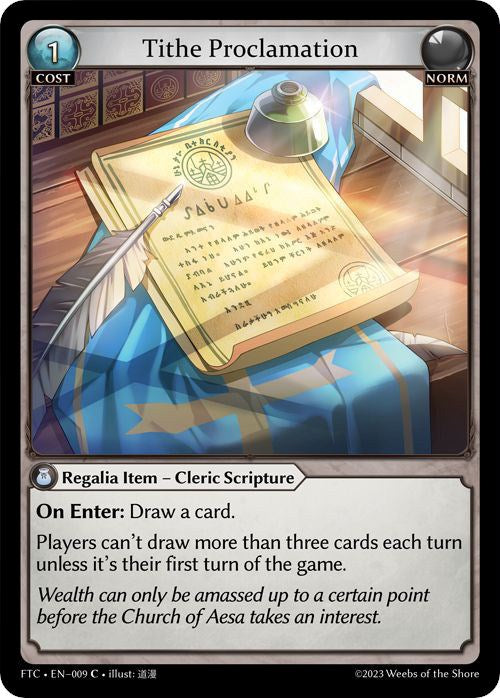 Tithe Proclamation (009) [Fractured Crown] Foil