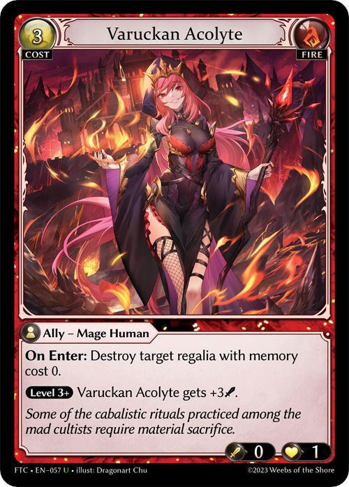 Varuckan Acolyte (057) [Fractured Crown] Foil
