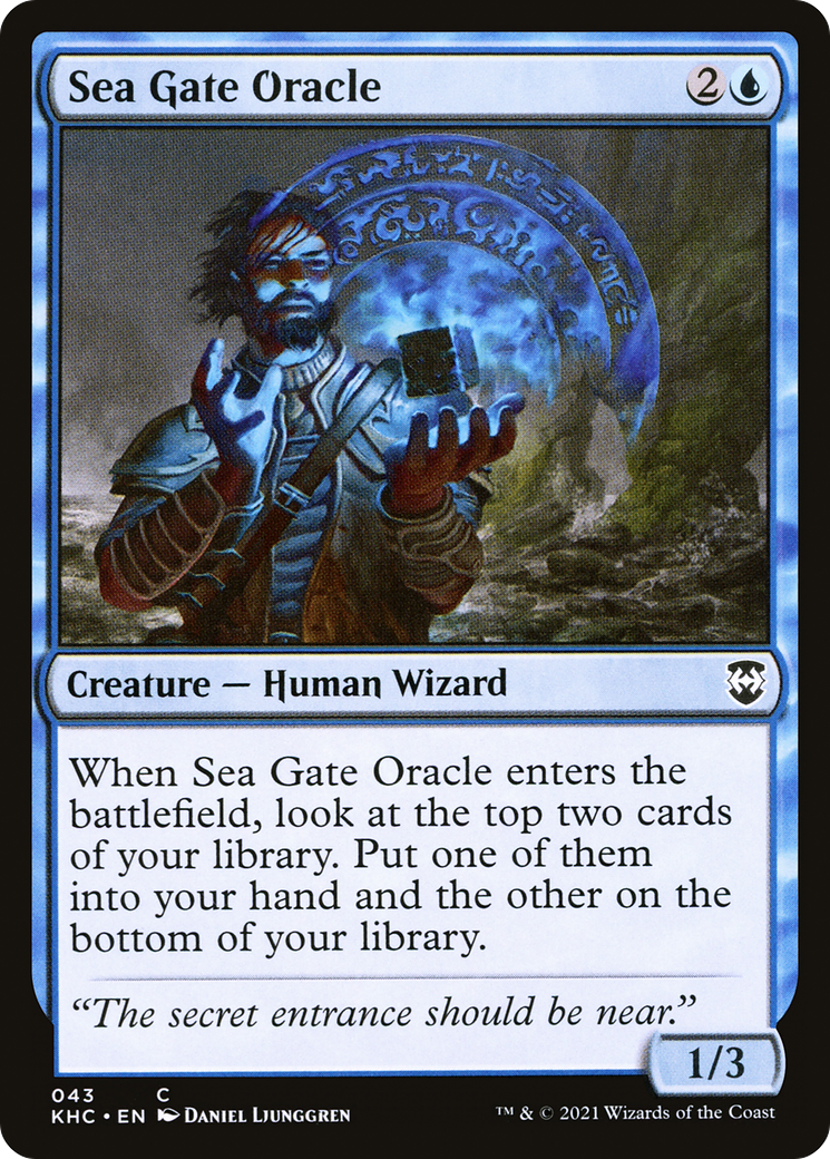 Sea Gate Oracle [Kaldheim Commander]