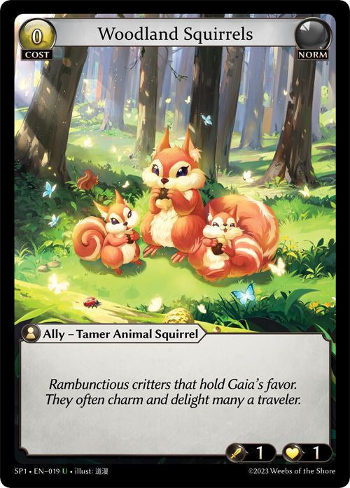 Woodland Squirrels (019) [Supporter Pack 1] Foil