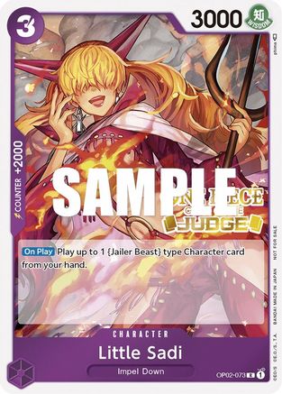 Little Sadi (Judge) [One Piece Promotion Cards] | Silver Goblin