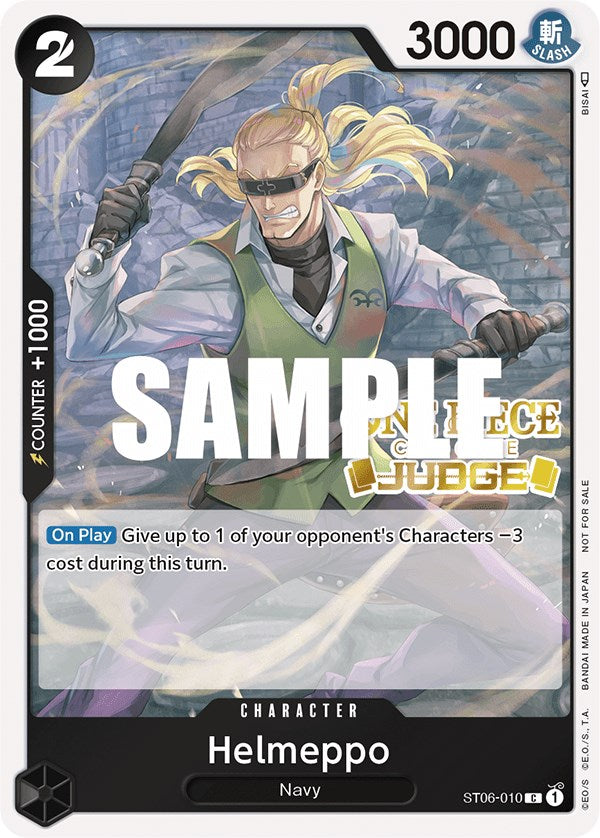 Helmeppo (Judge) [One Piece Promotion Cards] | Silver Goblin