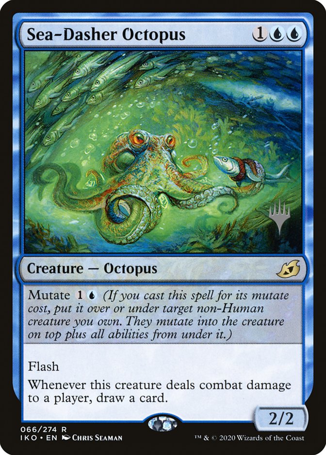 Sea-Dasher Octopus (Promo Pack) [Ikoria: Lair of Behemoths Promos] | Silver Goblin