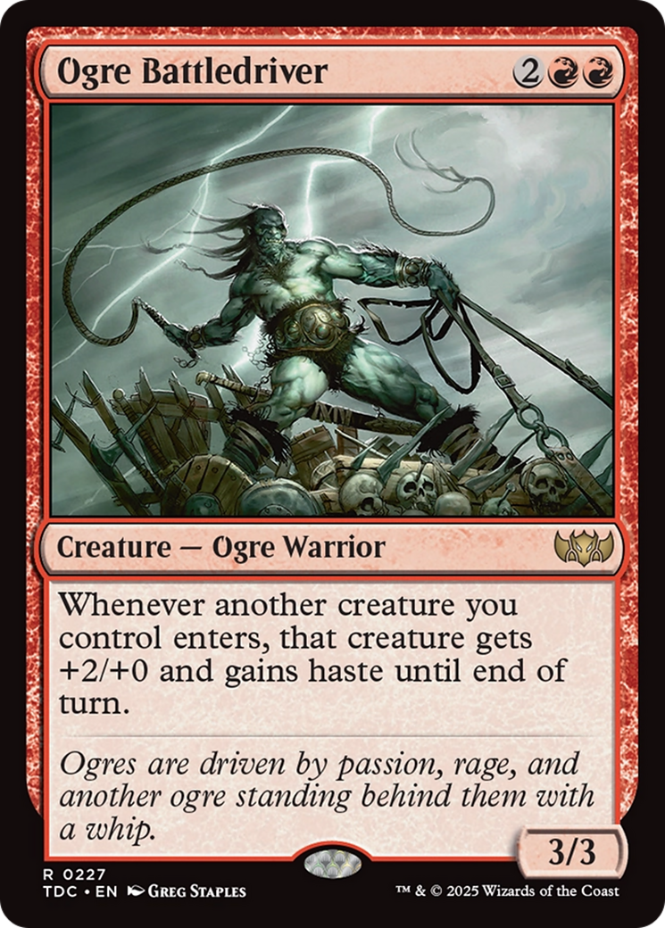 Ogre Battledriver (227) - Commander: Tarkir: Dragonstorm