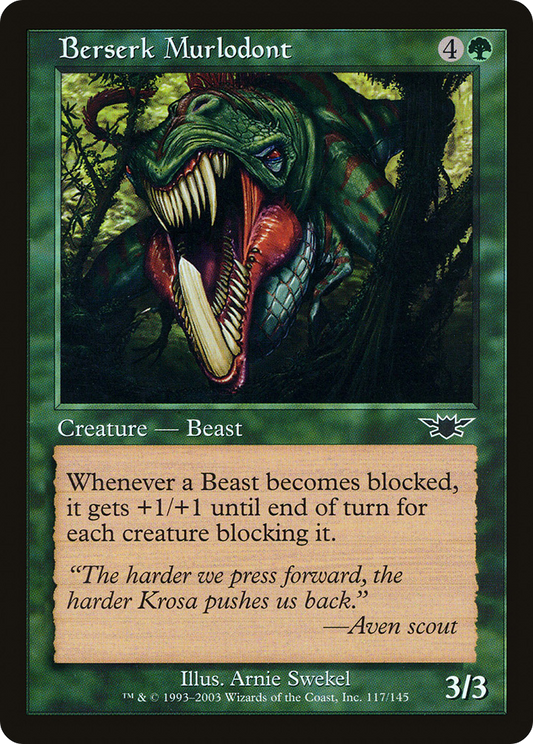 Berserk Murlodont [Legions] Foil