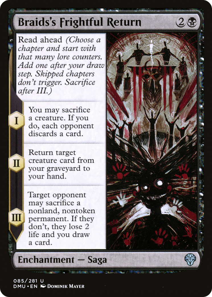 Braids's Frightful Return [Dominaria United] Foil