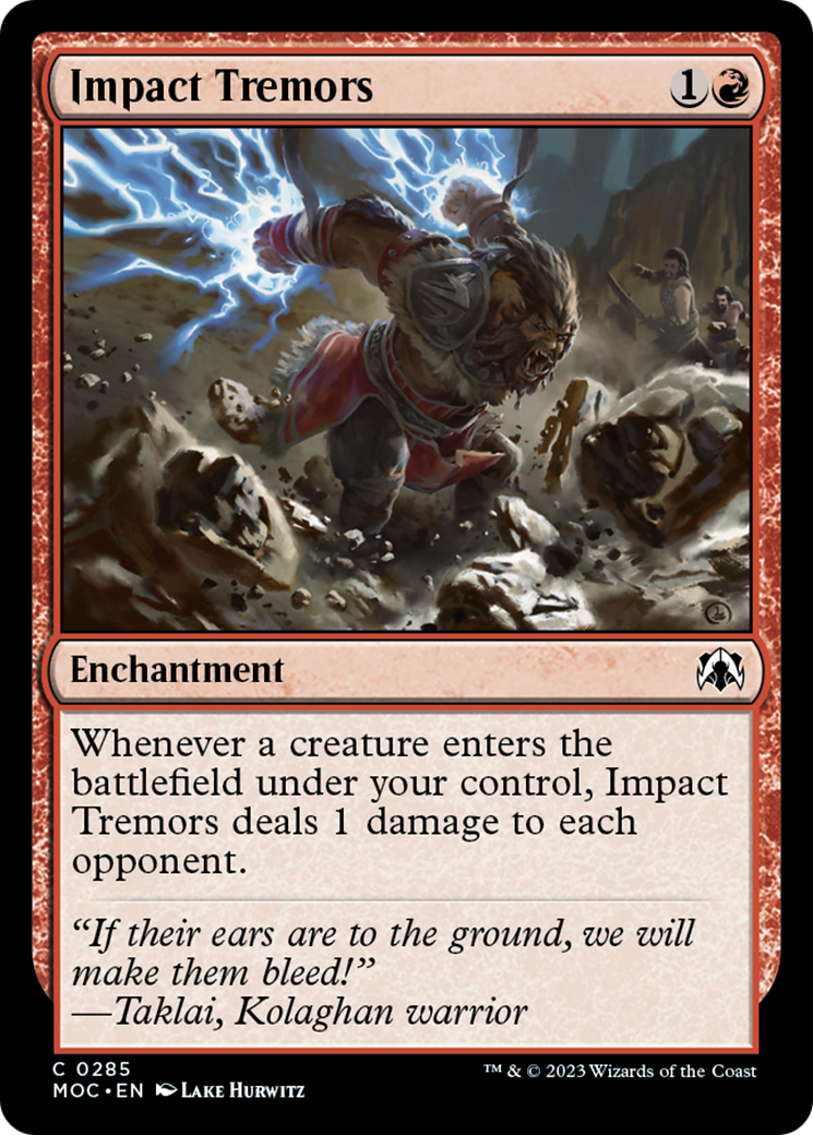 Impact Tremors [March of the Machine Commander] | Silver Goblin