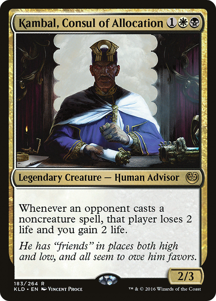 Kambal, Consul of Allocation [Kaladesh] | Silver Goblin