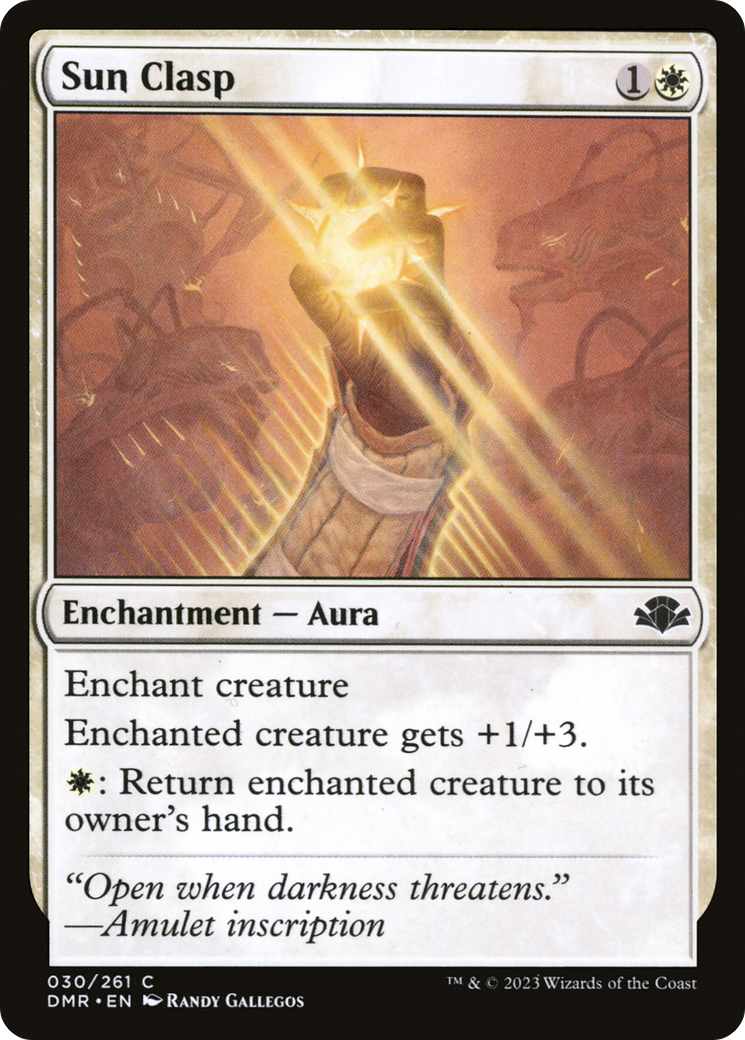 Sun Clasp [Dominaria Remastered] Foil