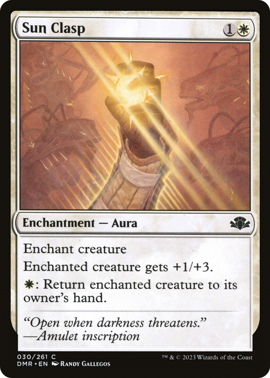 Sun Clasp [Dominaria Remastered] Foil