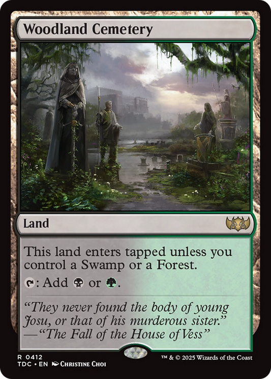 Woodland Cemetery (412) - Commander: Tarkir: Dragonstorm
