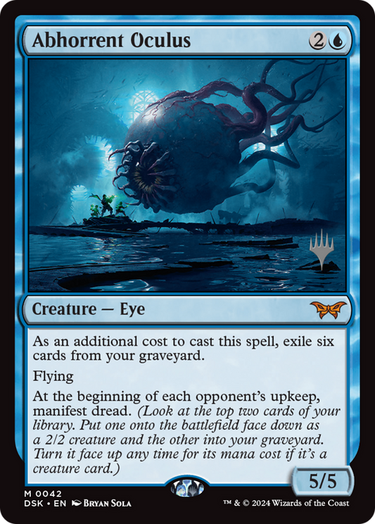 Abhorrent Oculus [Duskmourn: House of Horror Promos] Foil