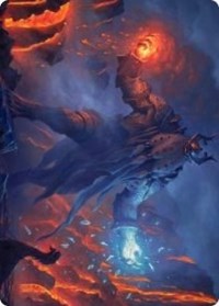 Aegar, the Freezing Flame Art Card [Kaldheim Art Series] | Silver Goblin