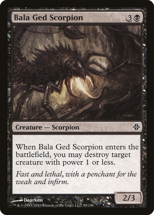 Bala Ged Scorpion [Rise of the Eldrazi] Foil