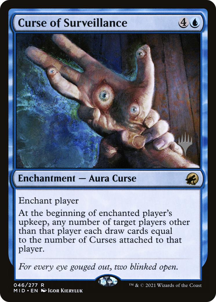 Curse of Surveillance (Promo Pack) [Innistrad: Midnight Hunt Promos] | Silver Goblin