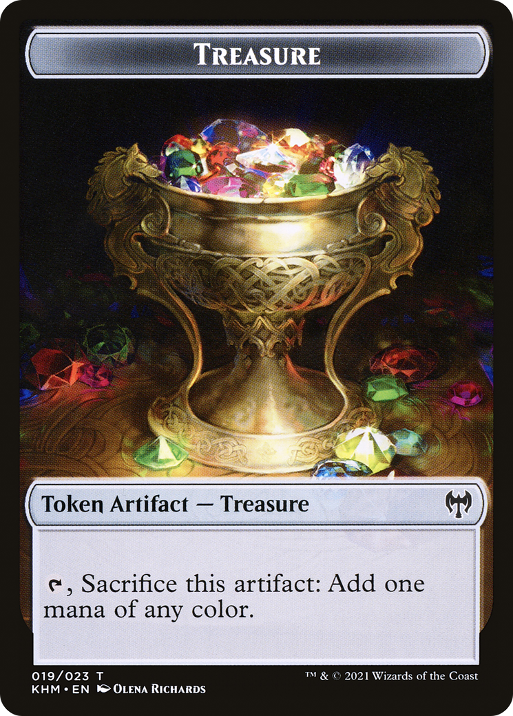 Treasure Token [Kaldheim Tokens] | Silver Goblin