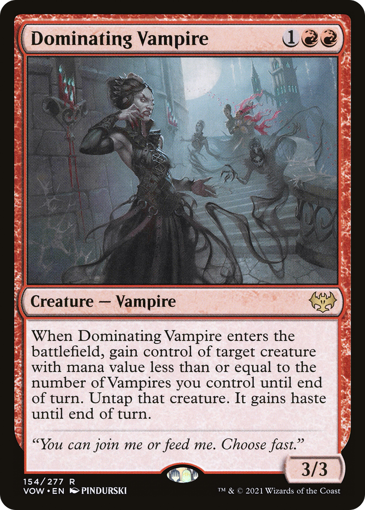 Dominating Vampire [Innistrad: Crimson Vow] | Silver Goblin