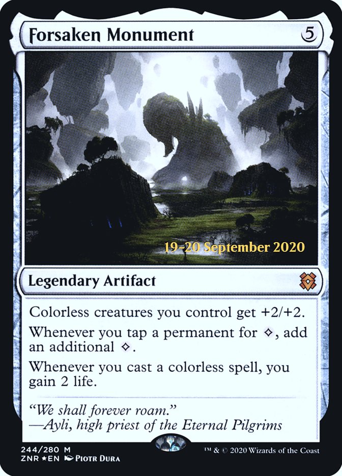 Forsaken Monument [Zendikar Rising Prerelease Promos] | Silver Goblin