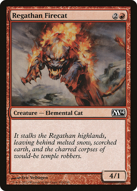 Regathan Firecat [Magic 2014] Foil