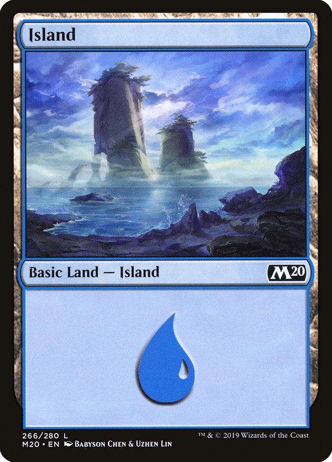 Island (266) [Core Set 2020] | Silver Goblin