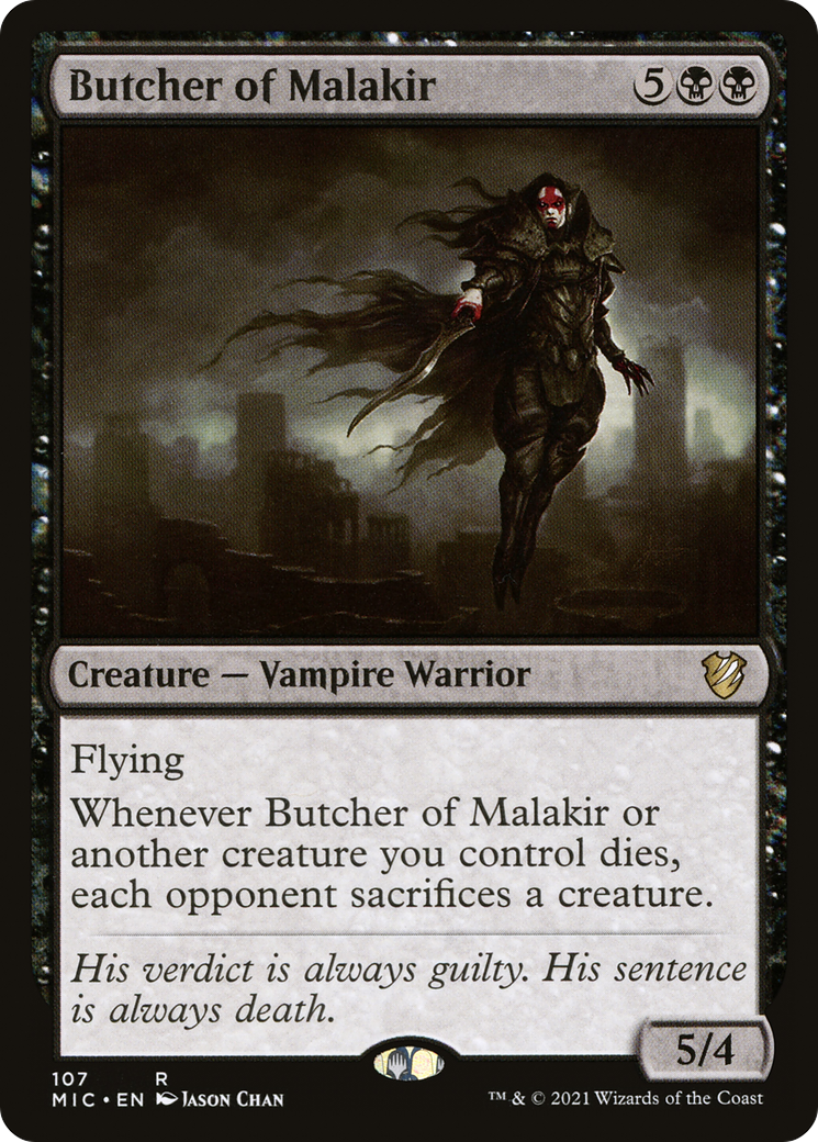 Butcher of Malakir [Innistrad: Midnight Hunt Commander] | Silver Goblin