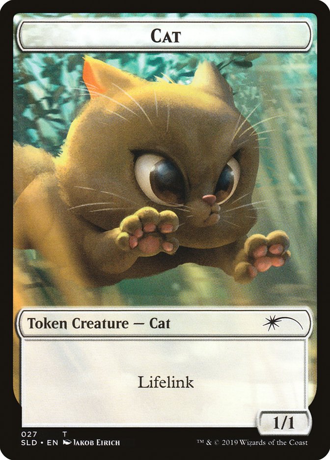 Cat (27) // Cat (28) Double-Sided Token [Secret Lair Drop Series] | Silver Goblin