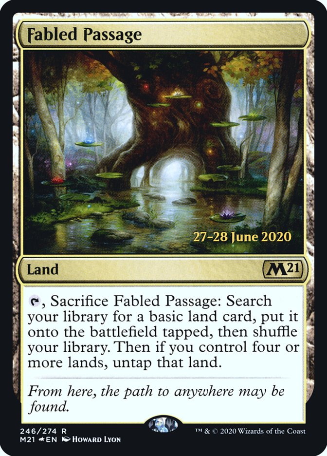 Fabled Passage [Core Set 2021 Prerelease Promos] | Silver Goblin