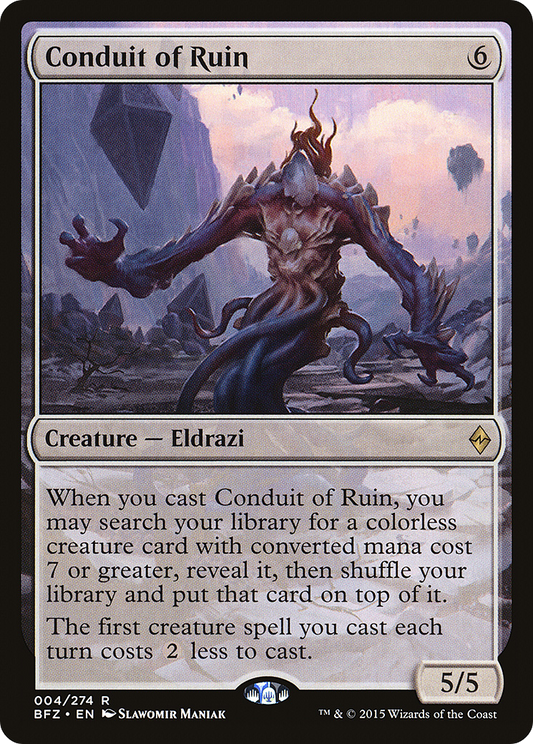 Conduit of Ruin [Battle for Zendikar] Foil