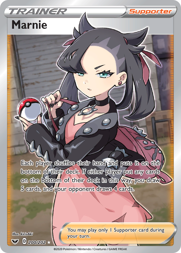 Marnie (200/202) [Sword & Shield: Base Set] | Silver Goblin