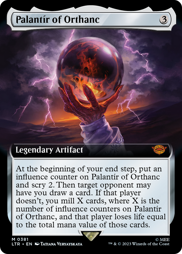 Palantir of Orthanc (Extended Art) [The Lord of the Rings: Tales of Middle-Earth] | Silver Goblin