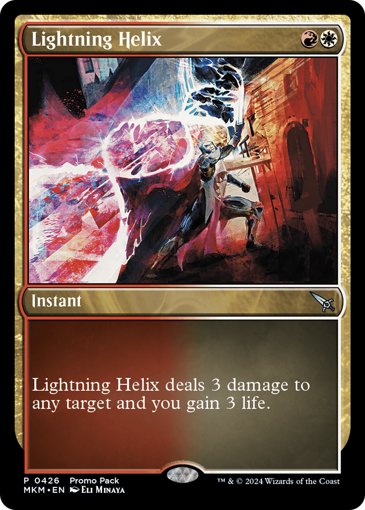 Lightning Helix (Promo Pack) [Murders at Karlov Manor Promos] | Silver Goblin