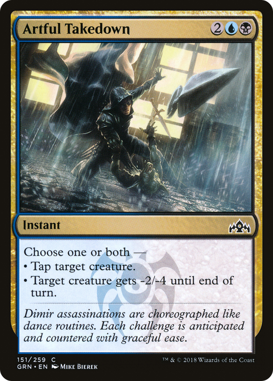 Artful Takedown [Guilds of Ravnica] Foil