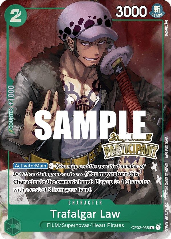 Trafalgar Law (Online Regional 2023) [Participant] [One Piece Promotion Cards] | Silver Goblin