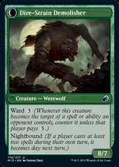 Burly Breaker // Dire-Strain Demolisher [Innistrad: Midnight Hunt] | Silver Goblin