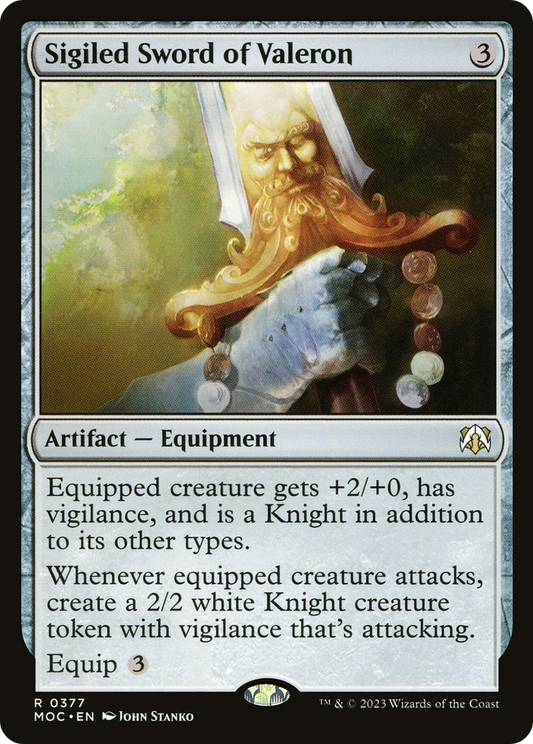 Sigiled Sword of Valeron [March of the Machine Commander]