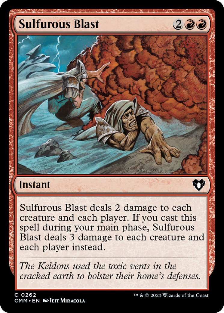 Sulfurous Blast [Commander Masters] | Silver Goblin