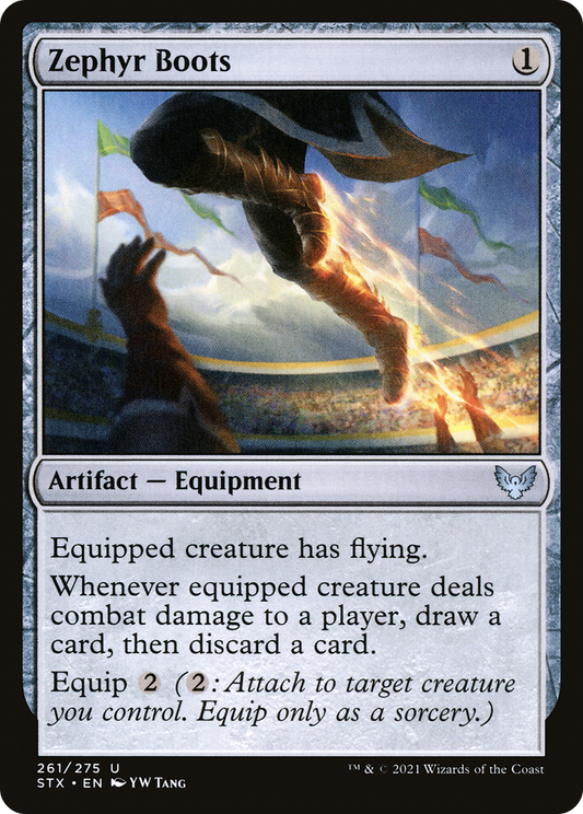 Zephyr Boots [Strixhaven: School of Mages] Foil