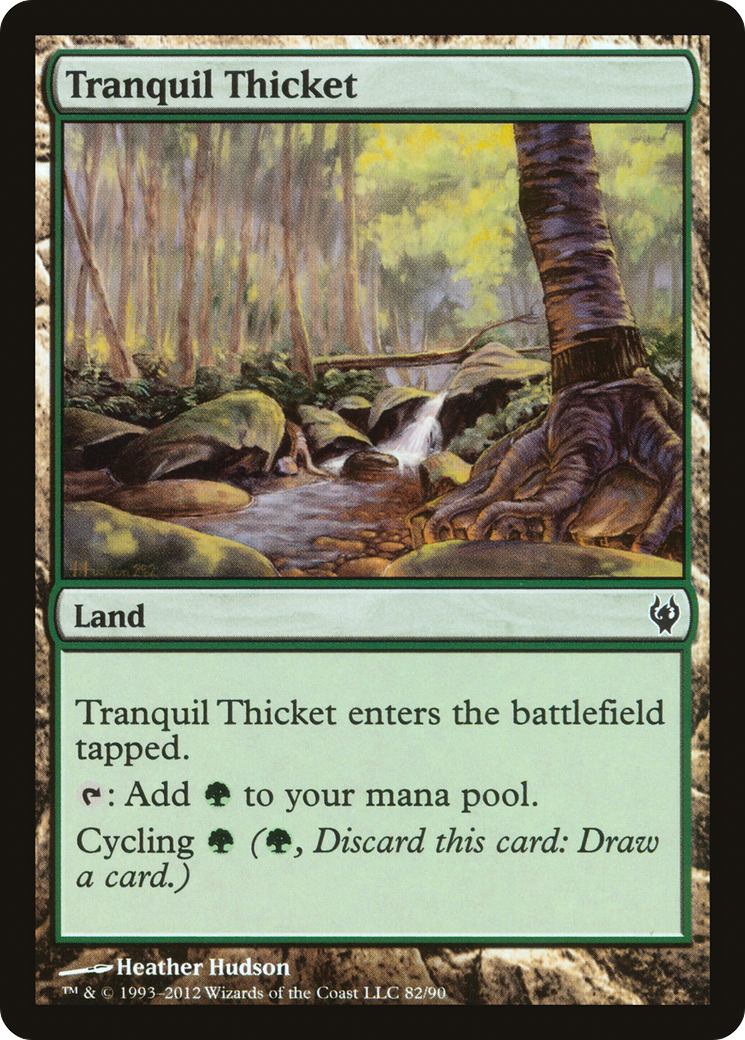 Tranquil Thicket [Duel Decks: Izzet vs. Golgari] | Silver Goblin