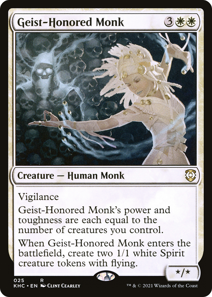 Geist-Honored Monk [Kaldheim Commander] | Silver Goblin